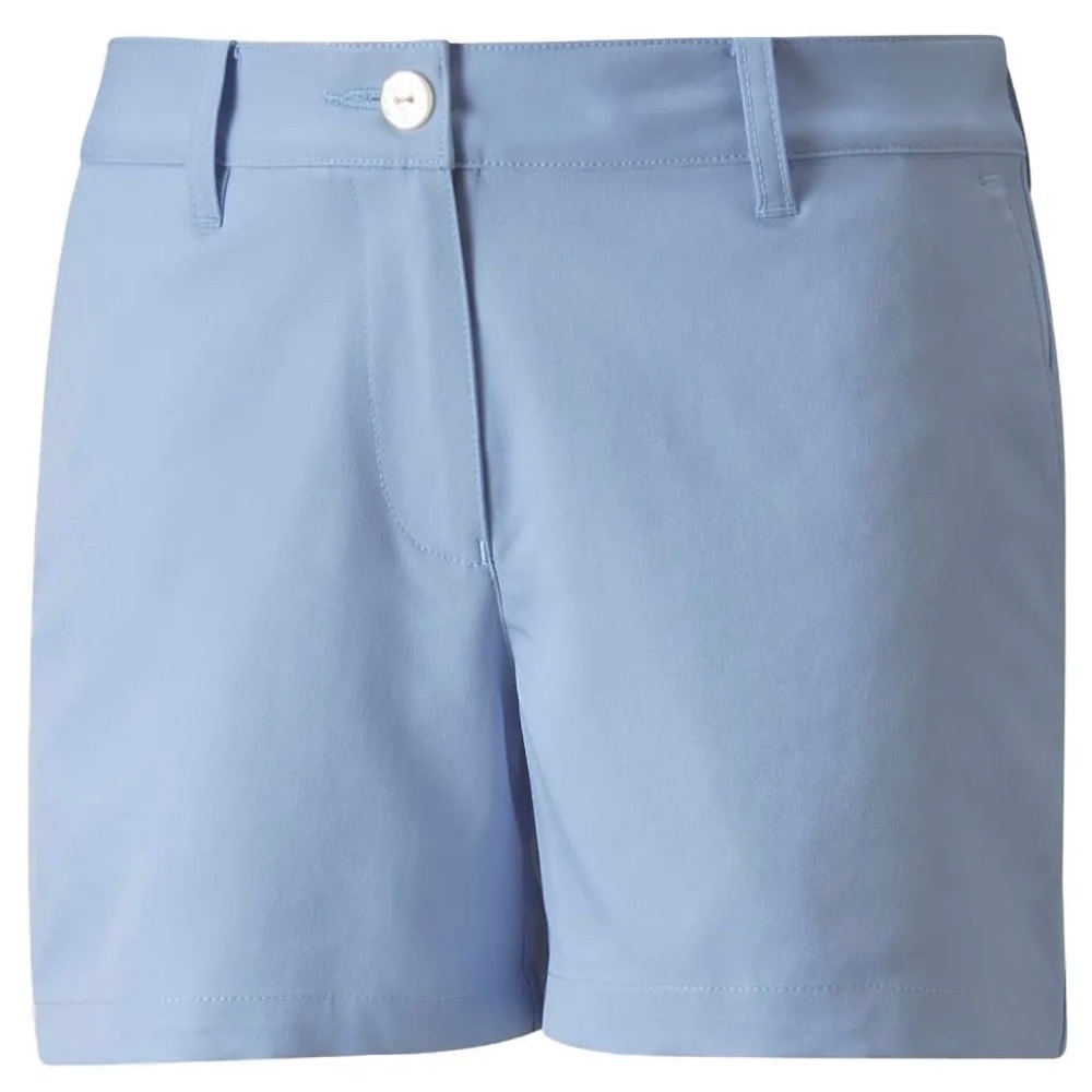 Puma Girl’s Golf Shorts Serenity Blue 3.5” inseam Drycell technology NWT M XL